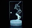 3D Baseball Night Light 16 Color Change Remote Control