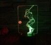 3D Baseball Night Light 16 Color Change Remote Control