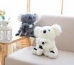 Koala Mom and Baby 28cm 12cm Plush Toy Stuffed Animal Toy Plush Doll (White)