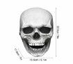 2022 Halloween Horror Decoration Full Head Skull Mask/Helmet Toys Movable Jaw Creative Unisex Funny