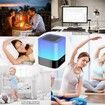 Touch Sensor Bedside Lamp Dimmable Warm Light Alarm Clock, MP3 Player, USB, AUX, Best Gift for Kids, Party, Outdoor, Bedroom,Camping