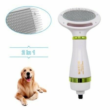 2-In-1 Portable Pet Dog Dryer Dog Hair Dryer And Comb Brush Pet Grooming dryer Cat Hair Comb Dog Fur Blower Low Noise Temprature
