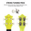 Melodic 21 inch Soprano Ukulele Instrument for Kids Adults Beginners Professionals Yellow