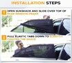 Baby Car Window Shades for Side Windows | Sun Shade for Car Heat and UV Protection  Pack of 2 (Large 40"x23")