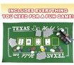 Gamie Texas Holdem Poker Game Set Includes Mat, 2 Card Decks, Chips, Chip Holder and Tin Storage Box  Gift for Kids and Adults