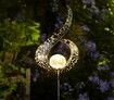 Outdoor Solar Lights Garden Crackle Glass Globe Stake Lights