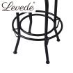 Levede Industrial Bar Stools Kitchen Stool Wooden Barstools Swivel Vintage Chair