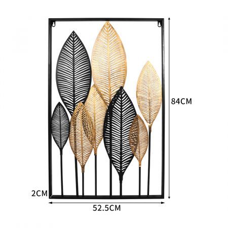 Large Metal Wall Art Hanging Leaf Tree Of Life Home Decor Sculpture