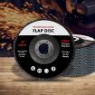 Traderight Flap Discs 125mm 5" Zirconia Sanding Wheel 120 # Sander Grinding x20