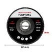 Flap Discs 125mm 5" Zirconia 2x10m 20SQM