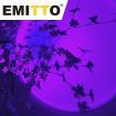 EMITTO USB Sunset Projection Lamp LED Modern Romantic Night Light Decor Rainbow