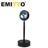 EMITTO USB Sunset Projection Lamp LED Modern Romantic Night Light Decor Sun