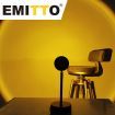 EMITTO USB Rainbow Sunset Projection Lamp LED Modern Romantic Night Light Decor