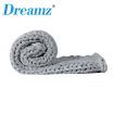 Dreamz Knitted Weighted Blanket Chunky Bulky Knit Throw Blanket 3KG Grey