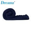 Knitted Weighted Blanket Chunky Navy Kids