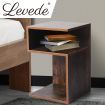 Levede Bedside Tables Drawers Side Table Wood Nightstand Storage Cabinet Bedroom