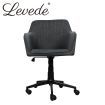 Levede Office Chair Fabric Computer Gaming Chairs Executive Adjustable Black