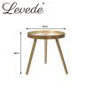 Levede Side End Table Sofa Coffee Table Storage Bedside Table Plant Stand Wooden