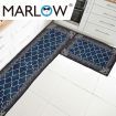 Marlow 2x Kitchen Mat Floor Rugs Area Carpet Non-Slip Door Mat 45x120cm /45x75cm