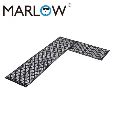 Marlow 2x Kitchen Mat Floor Rugs Area Carpet Non-Slip Door Mat 45x150cm /45x75cm