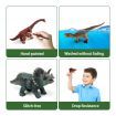 Dinosaur Toy Activity Play Mat Set for Kids Toddlers with Trees Soldiers Rocks 30PCS