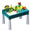 Kids Study Building Block Activity Center Play Table Desk Set with Storage 64x41x43CM