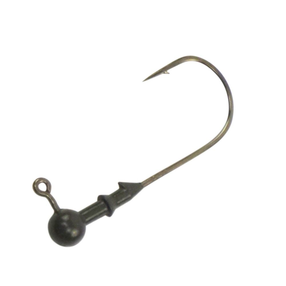 Vike 1/16 oz Round Tungsten Jig Head, Size 2/0 Hook, 4 pack