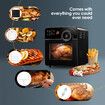 Multifunction 14L Air Fryer Convection Toaster Oven 16 Cooking Presets Stainless Steel Rotisserie