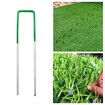 Artificial Grass Lawn Garden Tent Fence Nails Pins Pegs Fixers Stakes 200PCS Metal U Shape 3mm Thick