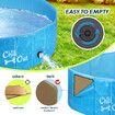 Pet Swimming Pool Dog Paddling Portable Bath Tub Foldable for Cat Pet Children L Size