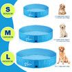 Pet Swimming Pool Dog Paddling Portable Bath Tub Foldable for Cat Pet Children L Size