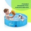 AFP Foldable Dog Puppy Swimming Paddling Pool Washing Bath Tub S Size for Cat Pet Children