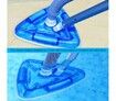 Swimming Pool Vacuum Head, Transparent Triangular Vacuums Cleaner for Above Ground & Inground Pools, with Brush, for Swimming Pool