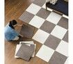 10 PCS  Warm Self-adhesive Baby Puzzle Mat Play Mat Kids Interlocking Exercise Tiles Rugs Floor Toys Carpet Carpet Climbing Pad?5pcs coffee and 5pcs Beige ?