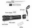 LED Flashlight 1300 lumens USB Charge Torch Hunting P50