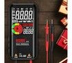 BSIDE Digital Multimeter, Color LCD 3 Results Display 9999 Counts Voltmeter, Rechargeable with Smart Mode, Capacitance Ohm Hz Diode Duty Cycle Live Check Voltage Tester