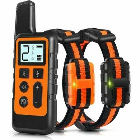 Dog Training Collar Waterproof Shock Collars for Dog with Remote Range 1640ft 3 Training Modes,Electric Dog Collar for Small Medium Large Dogs