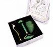 3-in-1 Derma Roller, Jade Roller and Gua Sha Facial Tool Set. With Titanium Microneedle Roller