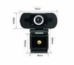 1080P Web Camera, HD Webcam with Microphone Privacy Cover USB Computer Camera Conferencing and Video Calling