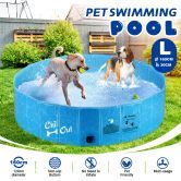 Pet Swimming Pool Dog Paddling Portable Bath Tub Foldable for Cat Pet L Size