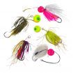 Finesse Kabura Slider Jig Head, 60gm, Lime Spider, 2 pack