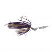 Dekoi 7gm Bladed Swim Jig, Chatterbait, Purple Gold, 2 pack