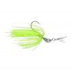 Dekoi 7gm Bladed Swim Jig, Chatterbait, Green Flash, 2 pack