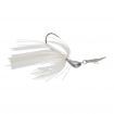 Dekoi 14gm Bladed Swim Jig, Chatterbait, Metallic Pearl, 2 pack