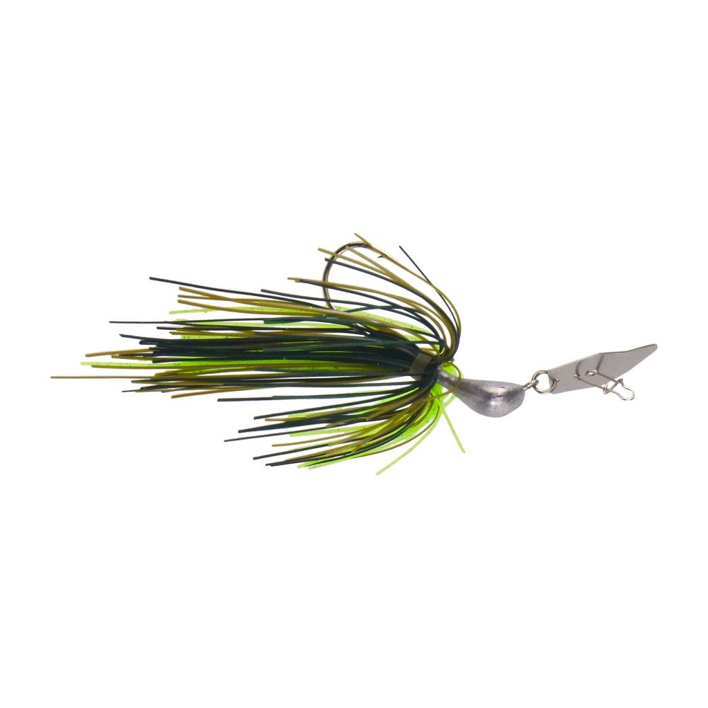 Dekoi 14gm Bladed Swim Jig, Chatterbait, Tree Frog, 2 pack