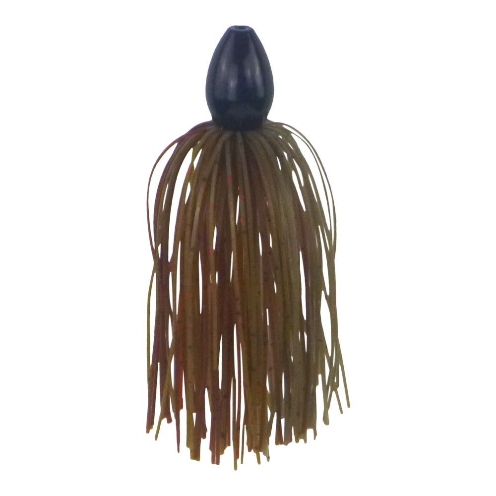 Vike 1/2 oz Skirted Jig Head Lure Green Pumpkin