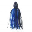 Vike 1 oz Skirted Jig Head Lure Black Blue