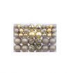 100 Pack Christmas Tree Ornaments Set Mini Shatterproof Holiday Ornaments Balls Color Gold