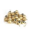 100 Pack Christmas Tree Ornaments Set Mini Shatterproof Holiday Ornaments Balls Color Gold