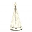2.1M Christmas Tree LED Solar Warm Jingle Jollys